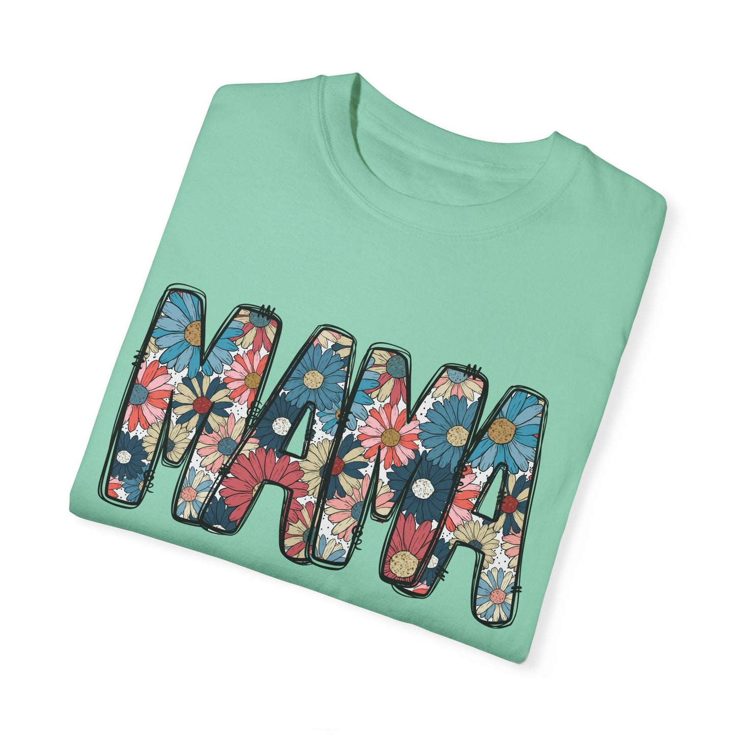 Retro Floral Mama TShirt, Retro Daisy Tee, Mothers day shirt