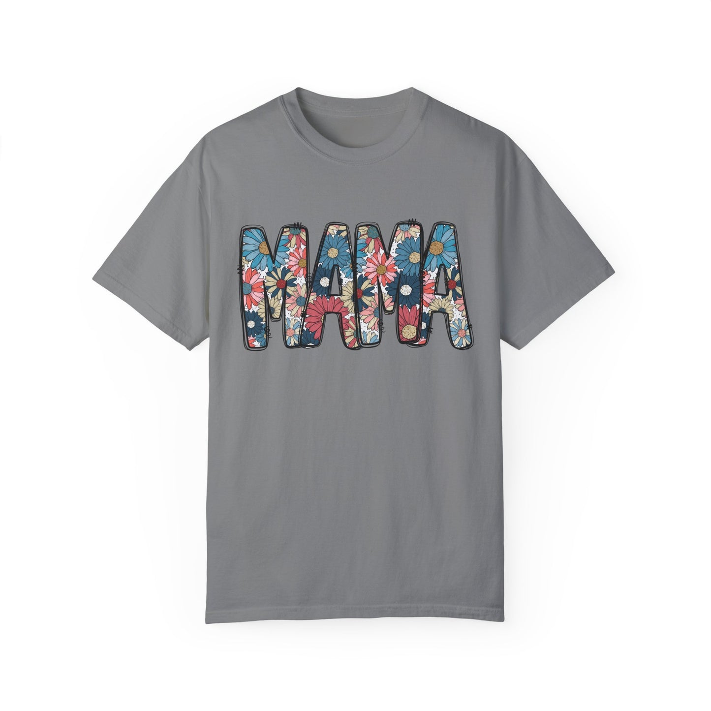 Retro Floral Mama TShirt, Retro Daisy Tee, Mothers day shirt