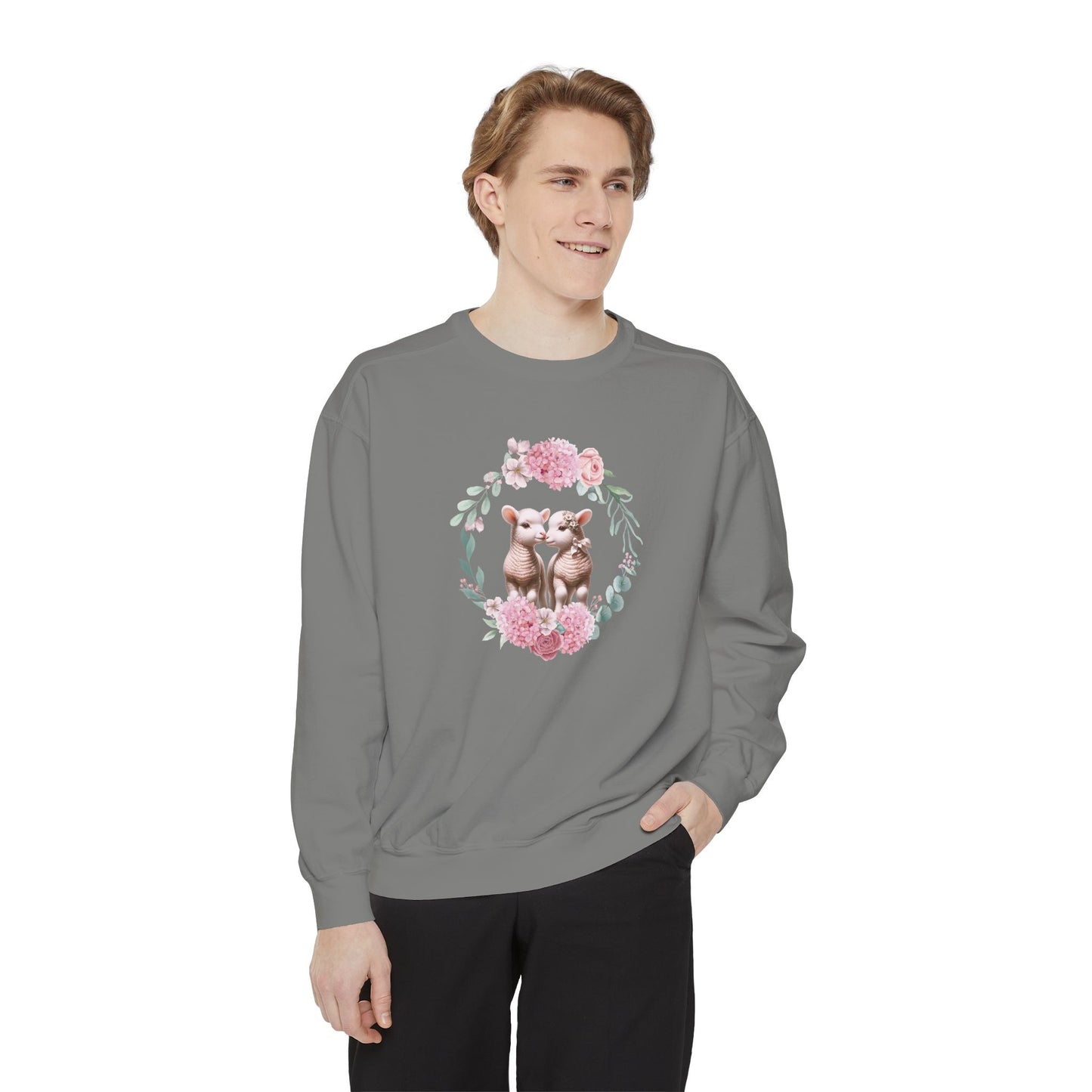 Lamby Snugglekins-Coquette Sweatshirt Trendy Crewneck Aesthetic Sweatshirt Cute Sweatshirt Gift For Her Comfort Colors Sweatshirt